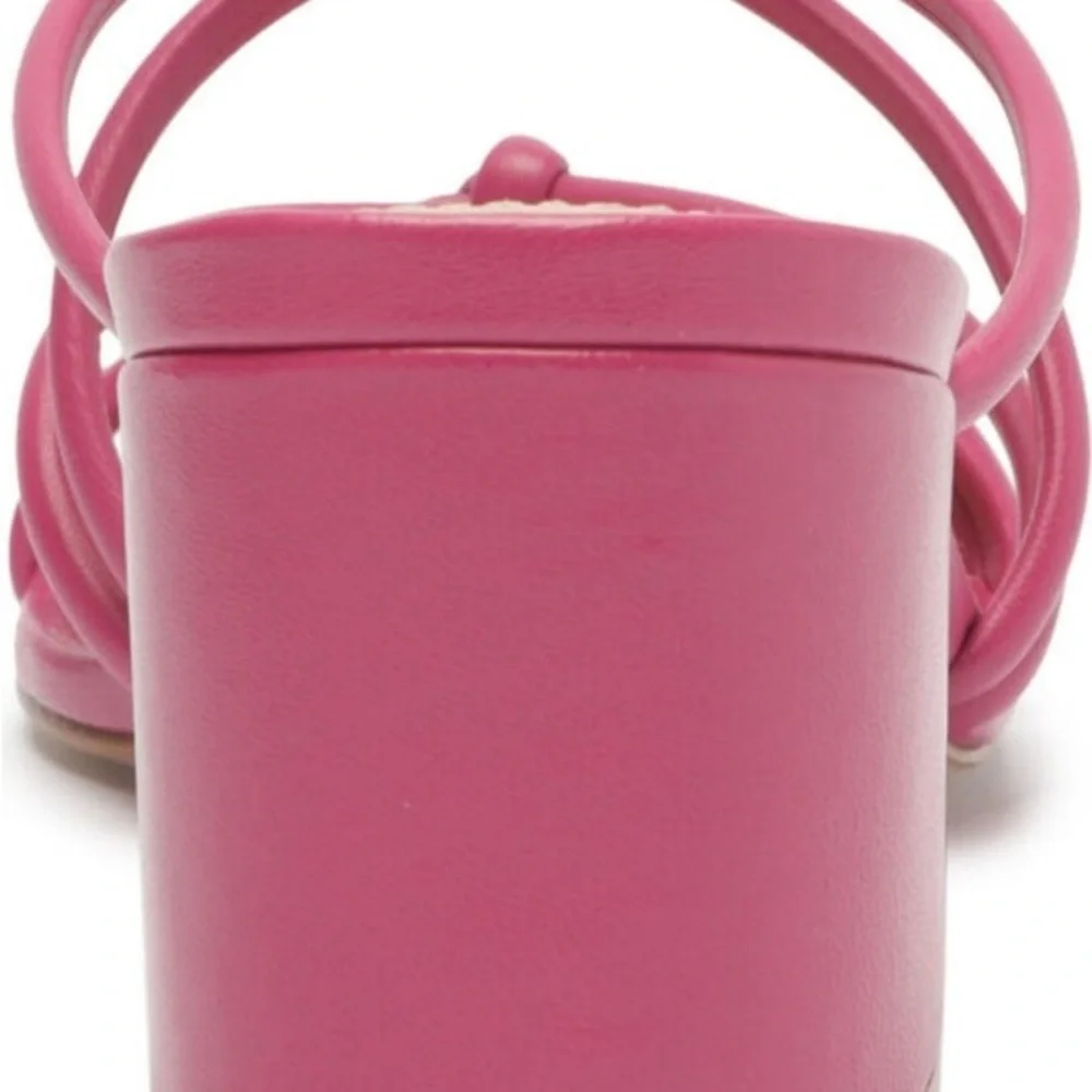 SCHUTZ Pink Princey Strappy Sandal New No Box Size 7.5 B (No Box) - Picture 5 of 12